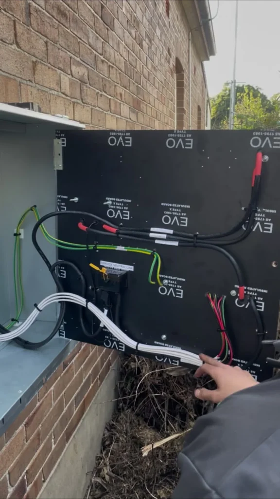 New EVO switchboard wiring by Stein's Electrical