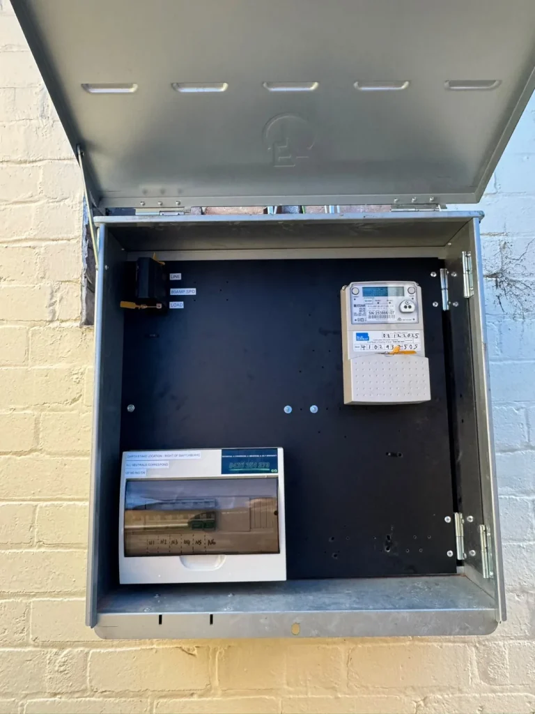 Meter box and switchboard installation by Stein's Electrical, Sydney